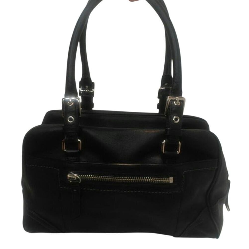 Black Vintage Y2K Coach Hampton Leather Doctor bag